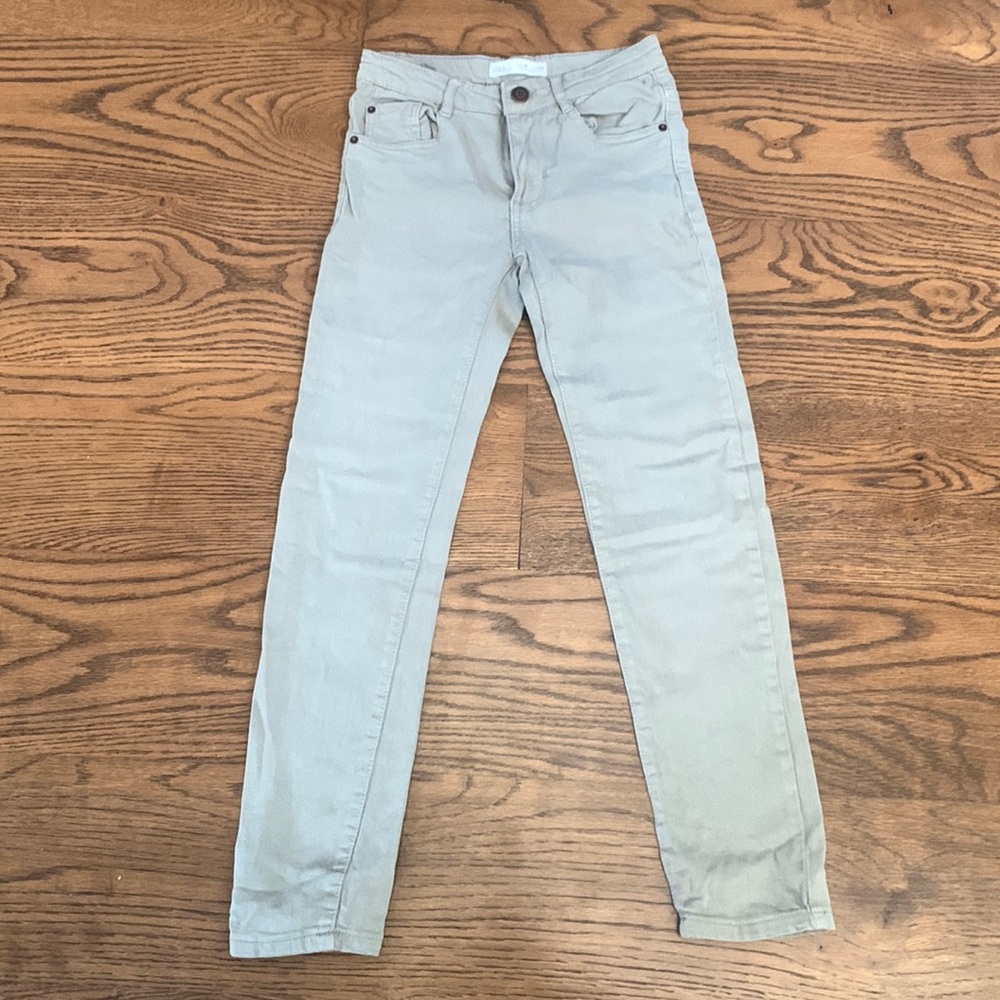Zara kids gray boys jeans with adjustable waist size 10